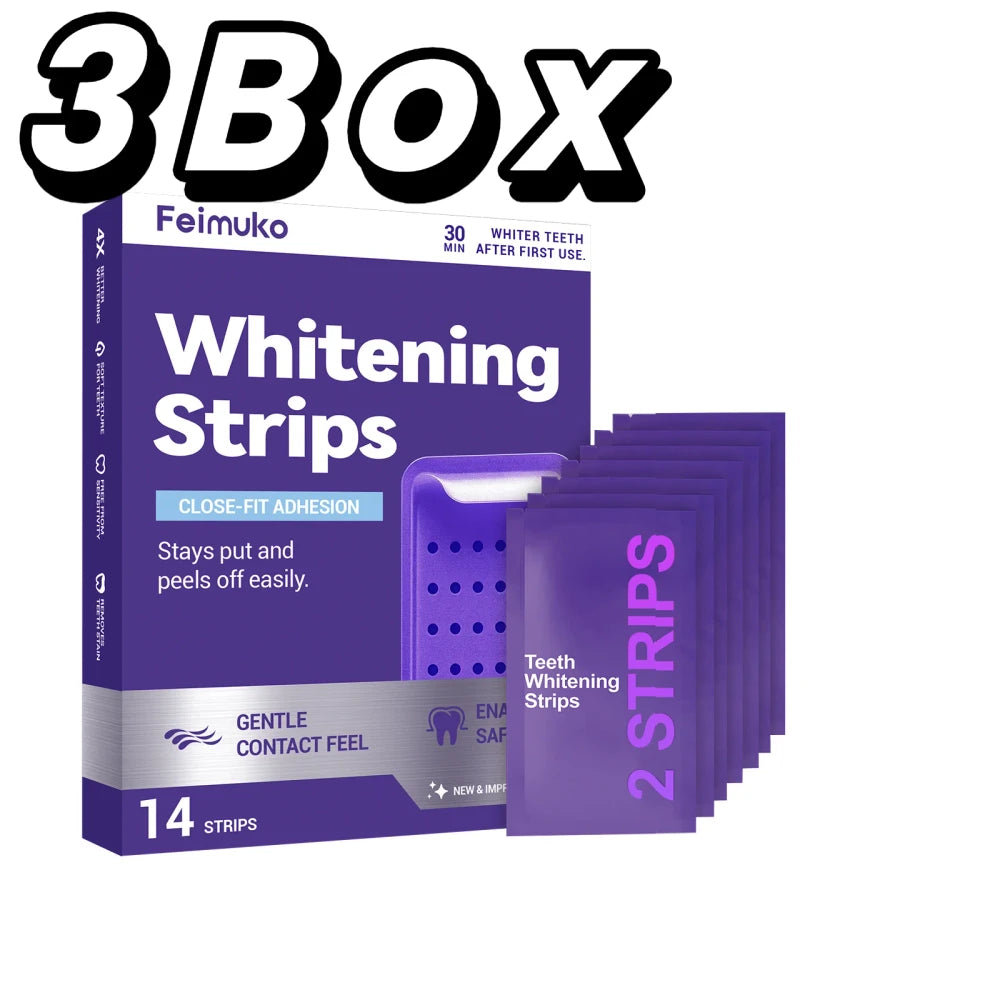 Purple Teeth Whitening Strips
