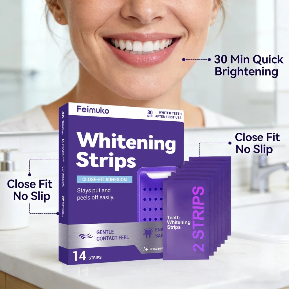 Purple Teeth Whitening Strips