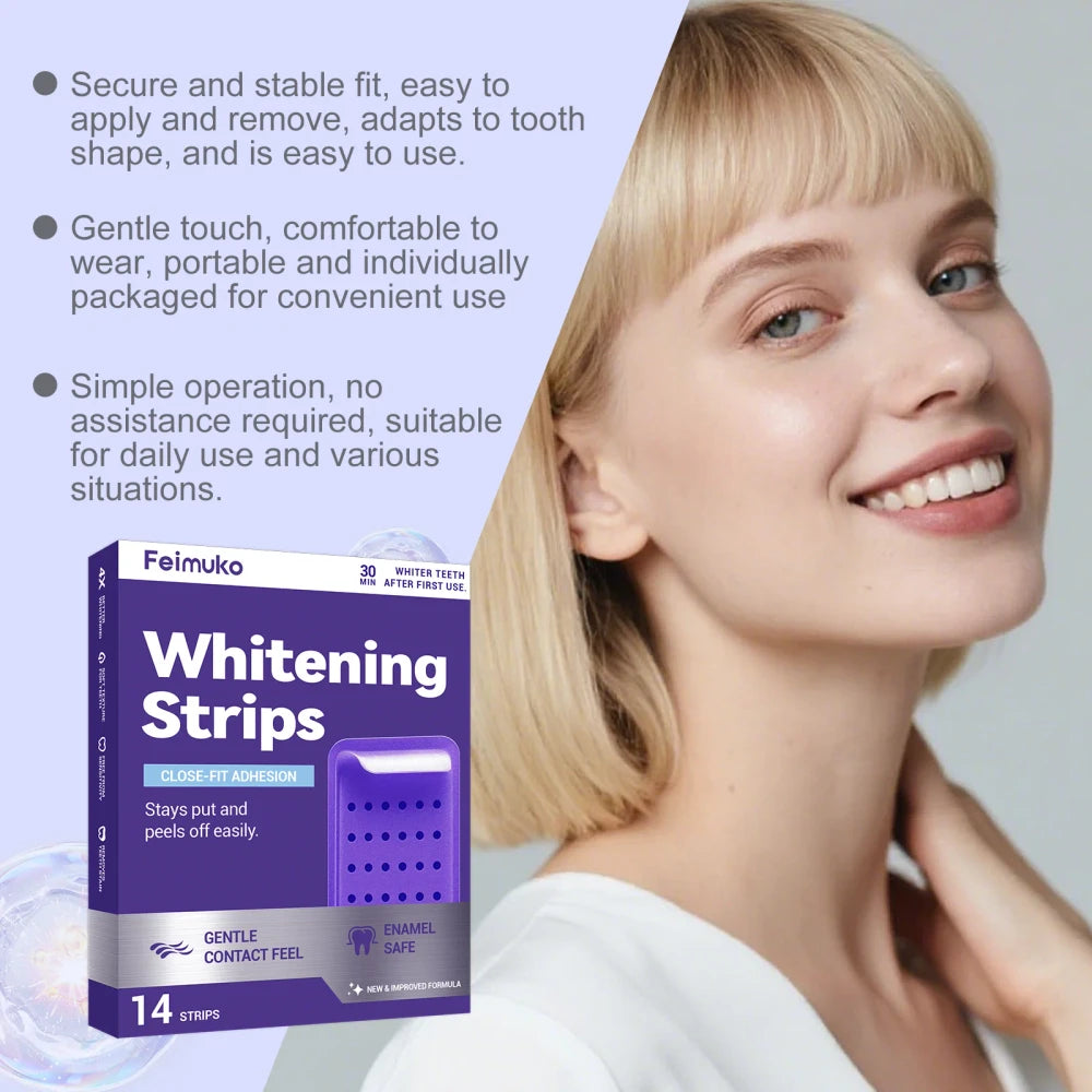 Purple Teeth Whitening Strips